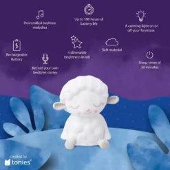 TONIES Tonie - Sleepy Friends: Sleepy Sheep Night Light -TONIES Shop Tonie Sleepy Friends Sleepy Sheep Night Light Music Tonies 5